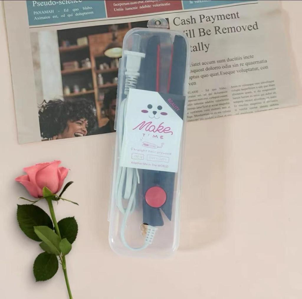 Mini Women's Dual-Use Curling and Straightening Iron