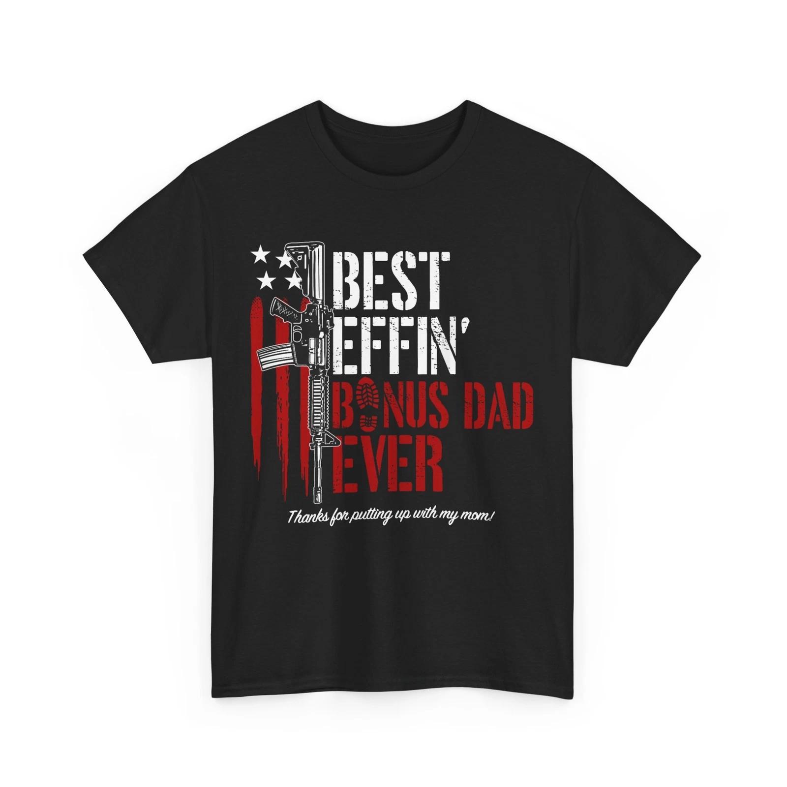 Best Effin  Bonus Dad Ever T shirt, Father s Day Dad Vintage Shirt S