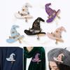 Vintage Witch Hat Pin Creative Clothing Accessory Durable Halloween Brooch Outfit