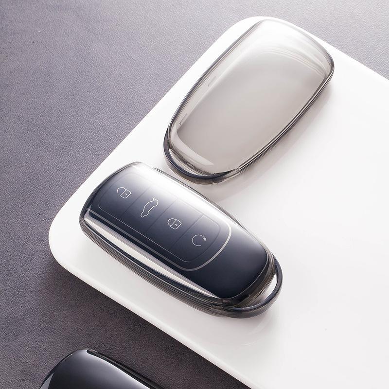 Soft TPU Car Key Shell Wear Resistant Dustproof Anti-slip Key Cover for Chery Tiggo 7 4 8 Pro Jaecoo J7 J6 Omoda 5 C5