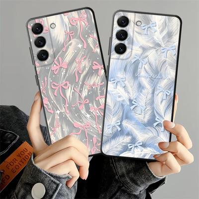 Phone Cover Case for Samsung Galaxy A53 A17 A25 A16 A73 A51 A55 A52 A36 A23 A57 A15 A06 A37 A05 A50 A12 A13 A70 A41 Creative Bow