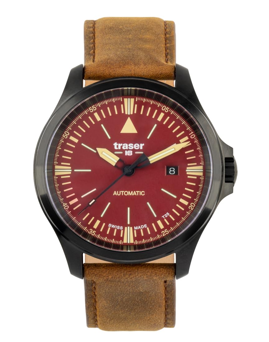 

[TRASER] Watch Tracer P67 Officer Automatic Red 110758 Men s Brown