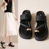 Open Back Two Strips Woman's Sandals Large Size Shoes For The Festival Large Size Slippers Sneakers Sport The Most Sold