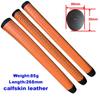 Customizable Genuine Leather Golf Putter Grip with Personalized Logo