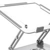 All Aluminium Laptop Stand, Hollow Design Ergonomic Dissipion Adjustable Universal Riser for