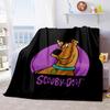 Halloween fantasy comedy adventure cartoon movie Scooby-Doo blanket soft home furnishing nap decoration four seasons warm Sherpa blanket U13