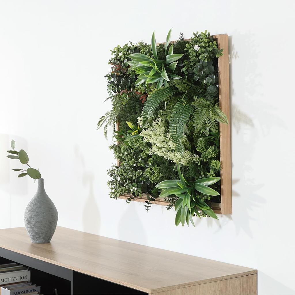Fuji Boeki Framed Wall Greenery 55cm Fern 63907