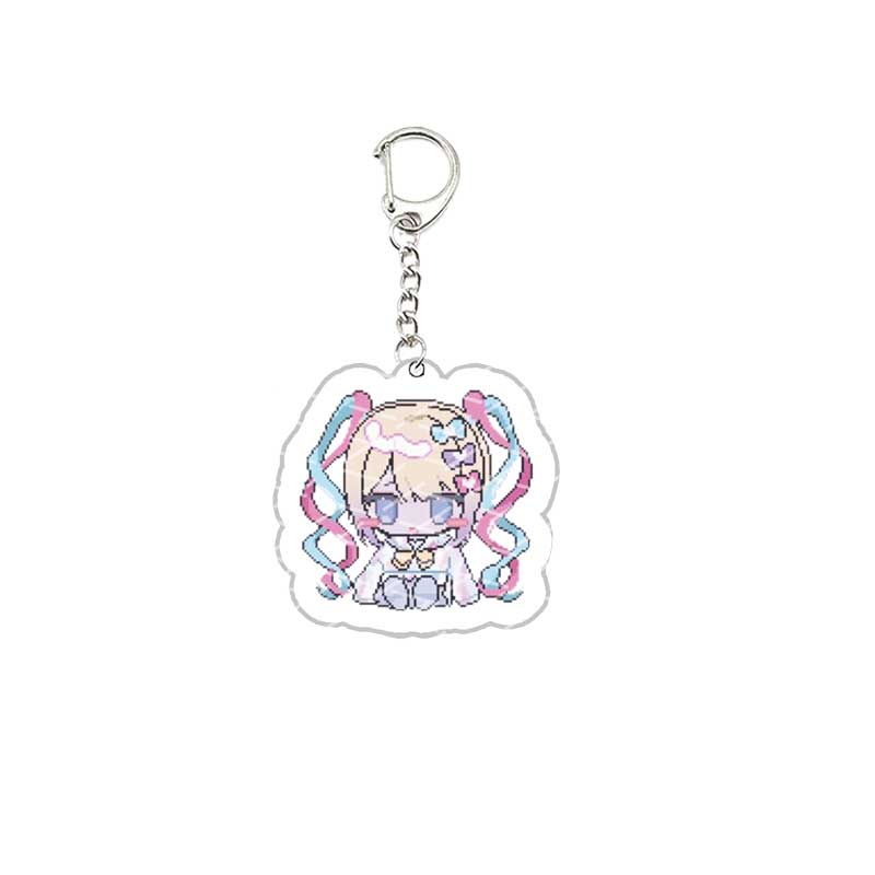 

Acrylic Needy Girl Overdose Game Keychain Pendant Keyring Needy Girl Overdose Key chain Key Ring for Accessories Bag Fans Gift