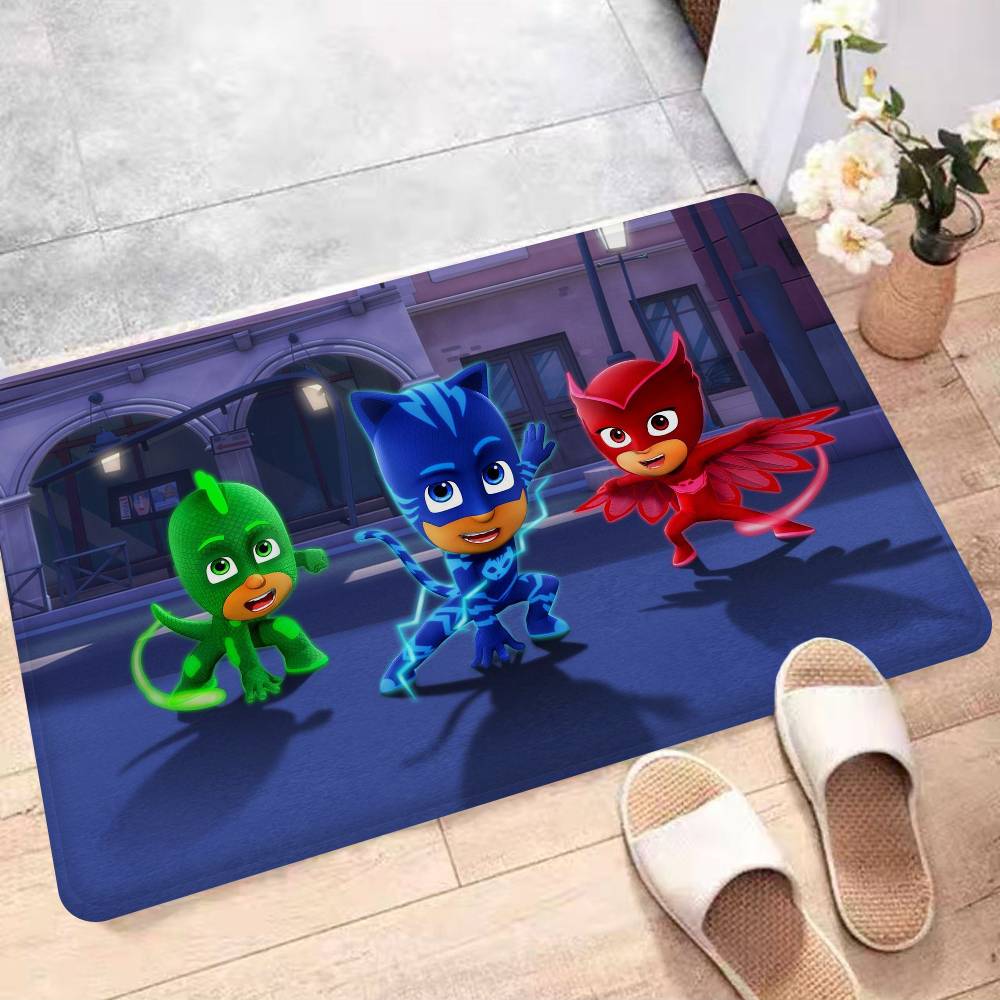 Cartoon PJ M-Masks Room Mats Retro Multiple Choice Living Room Kitchen Rug Non-Slip Welcome Rug