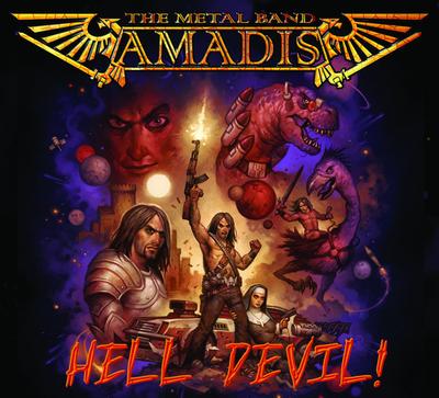 CD AMADIS, METALBANDET - Hell Devil! INGEN inte på etiketten 2009 USA Rock Begagnad
