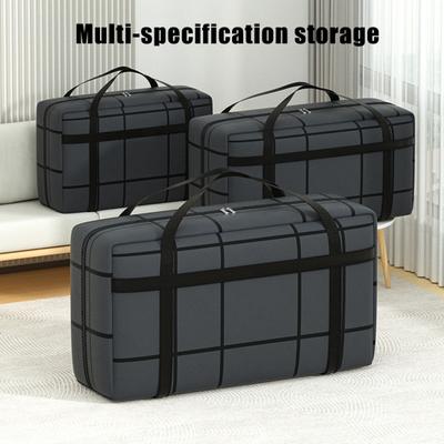 Oversized Waterproof Storage Bag with Reinforced Handle Large Capacity Zipper Closure Foldable Design Travel Duffel Bag