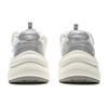Li Ning Cushioning Slip Resistant Abrasion Resistant Support Rebound Low Top Casual Shoes Women's Silver White AGCV134-4