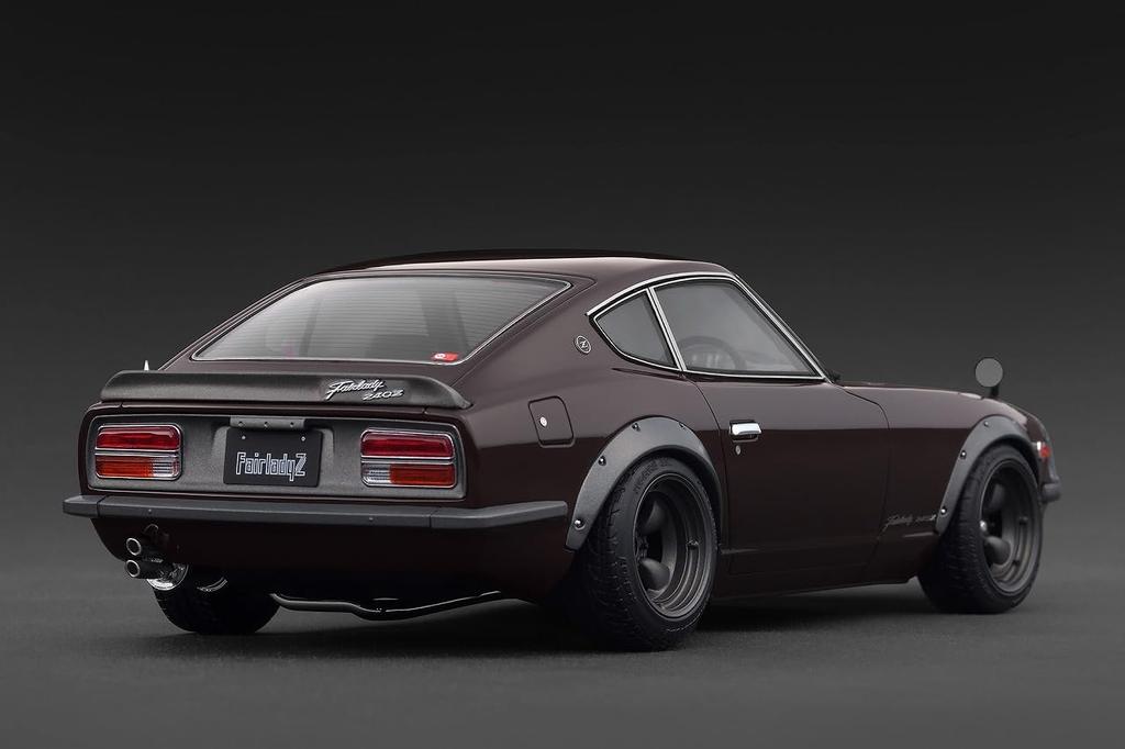 Ignition Model Scale Nissan Fairlady 240ZG Maroon Finished Product IG3721 TK.Company 1/18 (HS30)