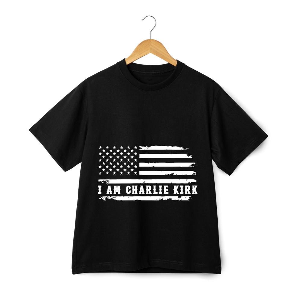 Stand Strong Charlie Kirk Tribute Graphic T-Shirt Patriotic Quote Unisex Tee