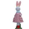 Easter Bunny Figurine Bunny Sulpture Resin Rabbit Statue Easter Decor for Bedroom