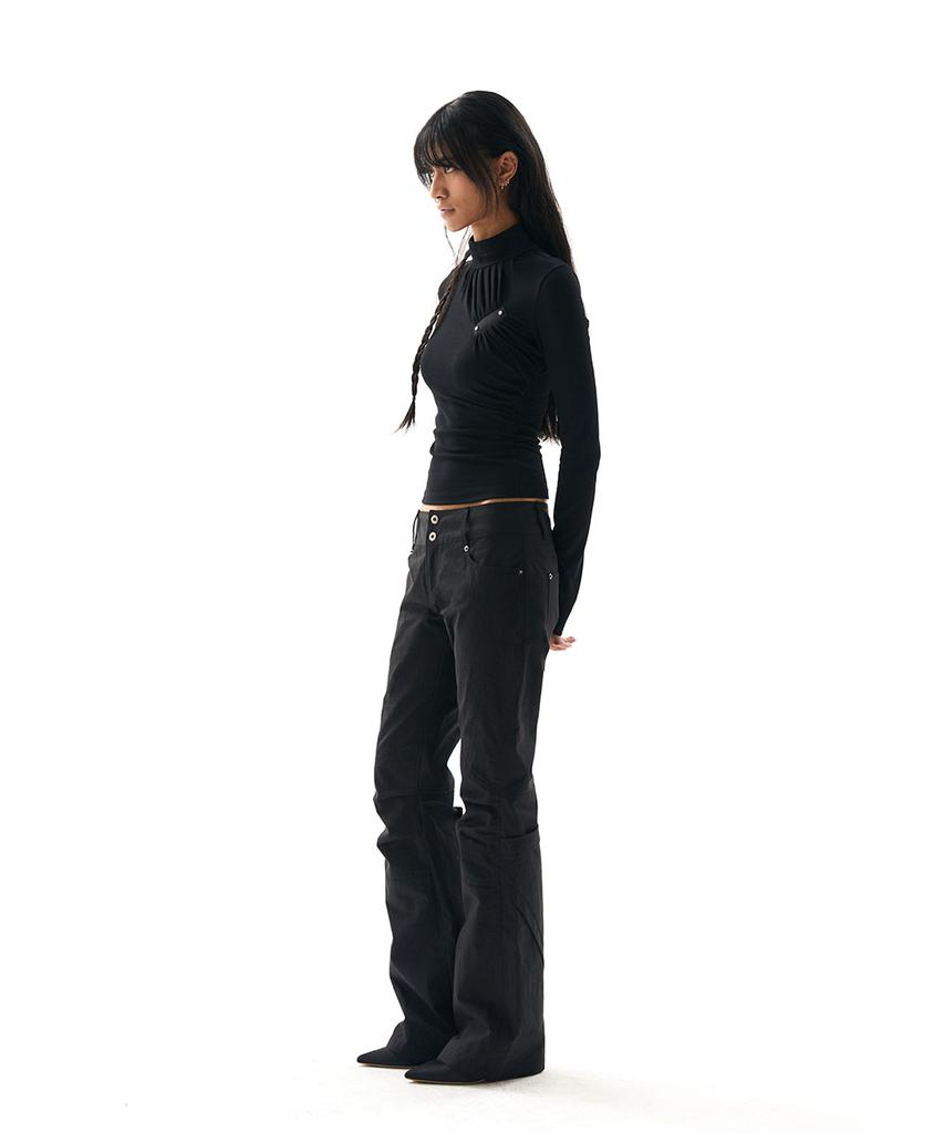 Dipeuleontiseu Moto Fit Pants (Bk)