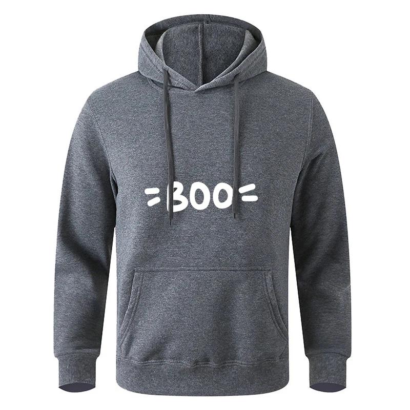 Long Sleeve Teens Autumn Black Gray Hooded Sweatshirt Hoodie Sportswear
