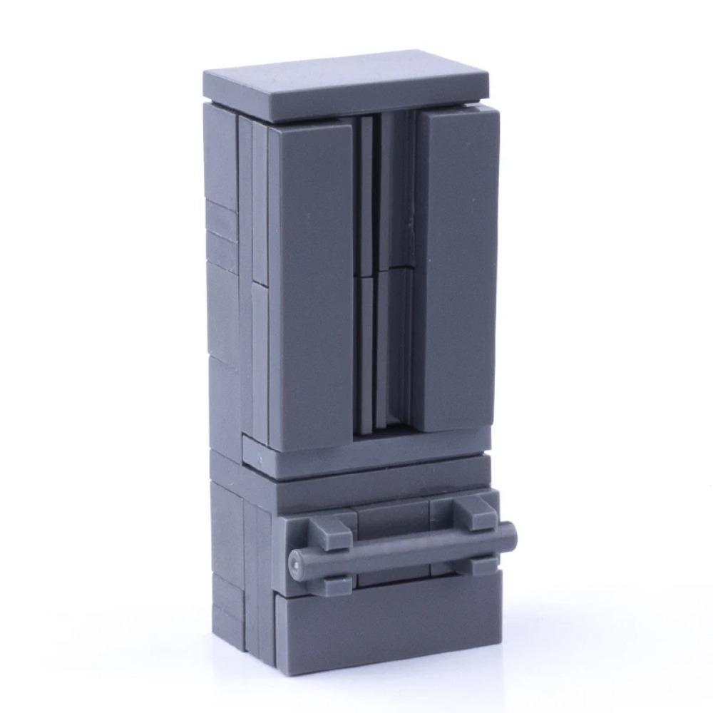 MOC Stadthaus Möbel Bausteine Set Toilette Aquarium Bett Klavier Fernseher Sofa Couch Pendeluhr Kochbank Steine Spielzeug