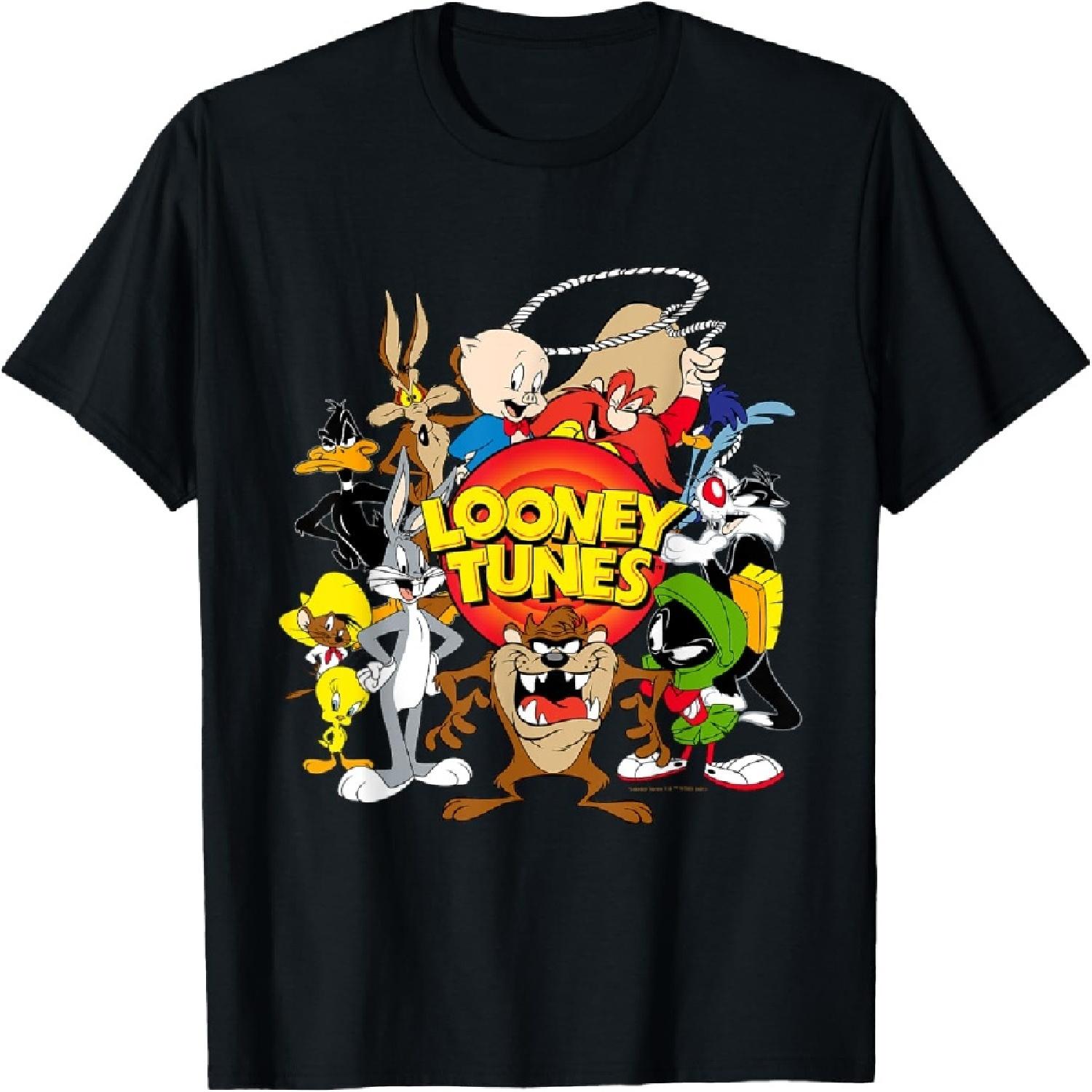 Футболка с группой персонажей Looney Tunes S