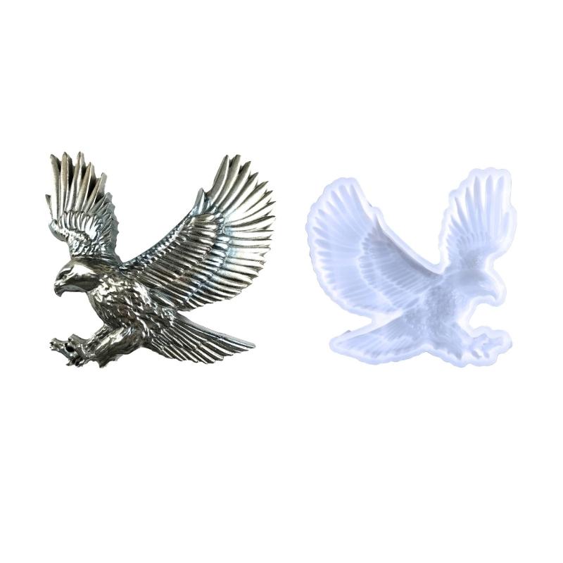 Adler Harzform Wandbehang-Harz Silikonform,Tier Epoxid Gießform für Schrankornamente,Wandkunst Heimdekor