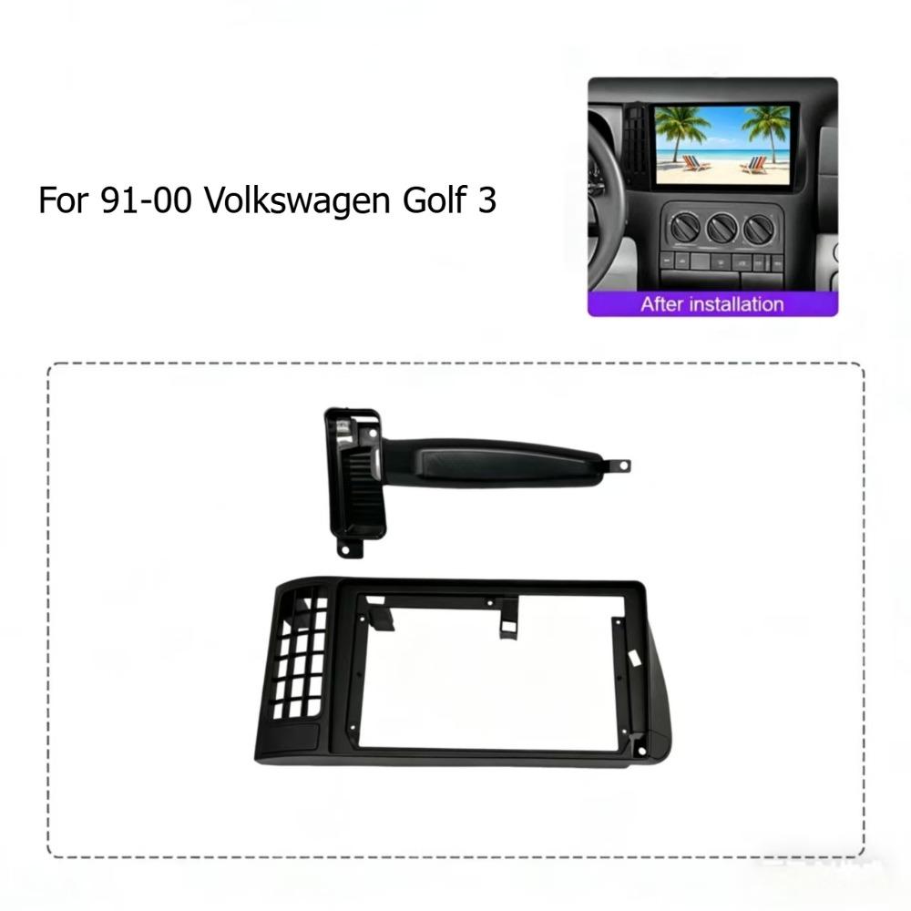 Autoradioblenden für Volkswagen Golf 3 1991-2000 Zentrales Bedienfeld Rahmen Android Vielseitiger Satz Rahmen