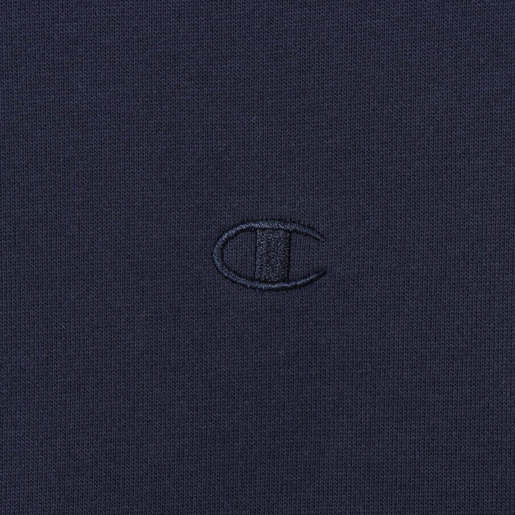 Champion Basic Crew Neck Long Embroidered Made In Women's Sweatshirt, Sleeve, Fleece, Cotton, USA, One-Point Logo, CW-Y018-370-S