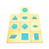 10PCS Set Wooden Geometric Peg Board Montessori Math Materials Educational Shape Matching Toys For Kids Boys Girls