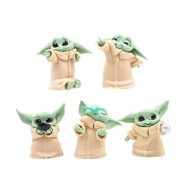 Adorable Baby Yoda Mini Action Figure Toys For Star Wars Enthusiasts And Collectors Generation 1 5pcs