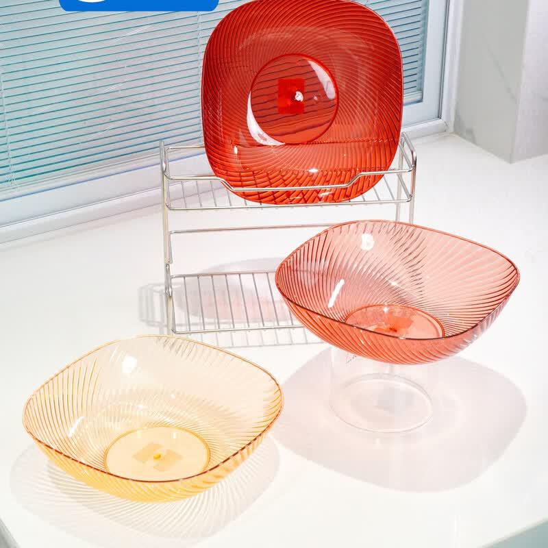 Lazy Rabbit Leju Disposable PET Fruit Plates