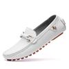 Leather Loafers Men Handmade Shoes Casual Driving Flats Slip-on Shoes Luxury Comfy Moccasins Shoes for Men Zapatos Para Hombres