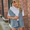 TIFICY Women's Fashion Denim Autumn and Winter Sleeveless Casual Top Jacket
