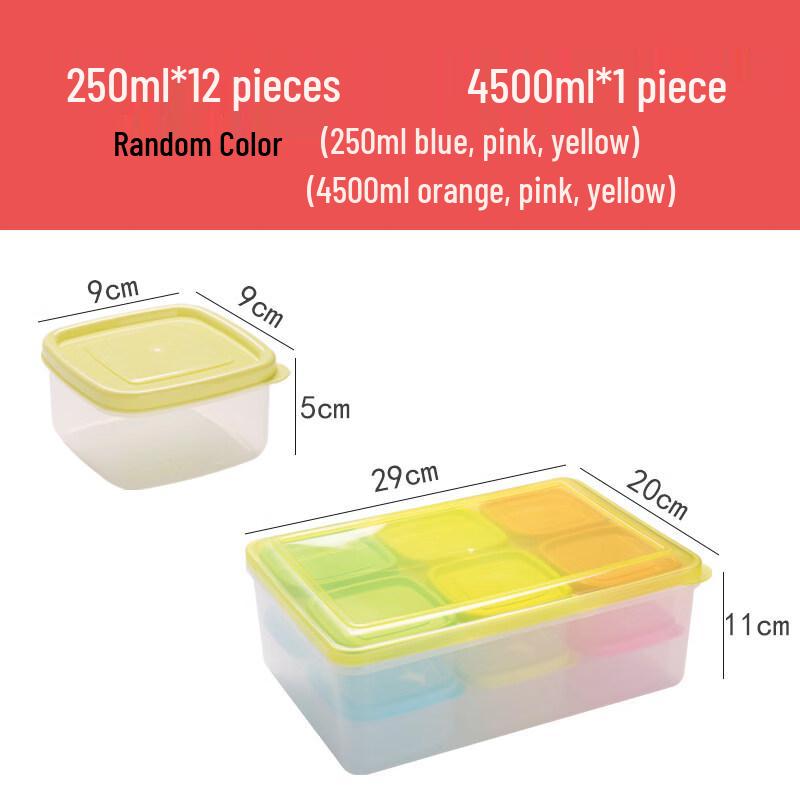 ZISIZ Kindergarten Food Sample Box