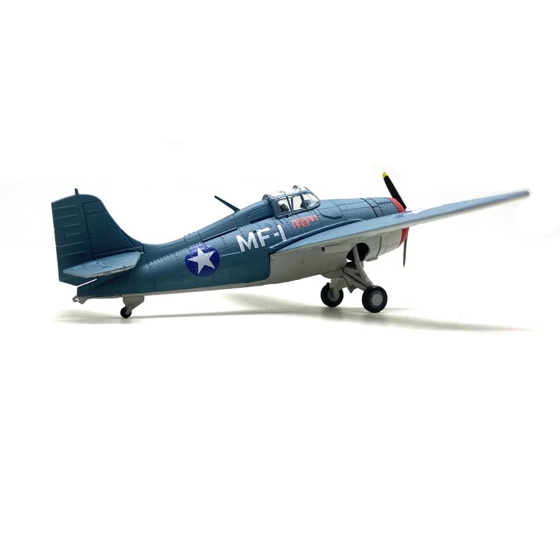 Diecast Metal 1/72 Scale American F4F Wildcat Fighter Military Model Airplane Collect Gift