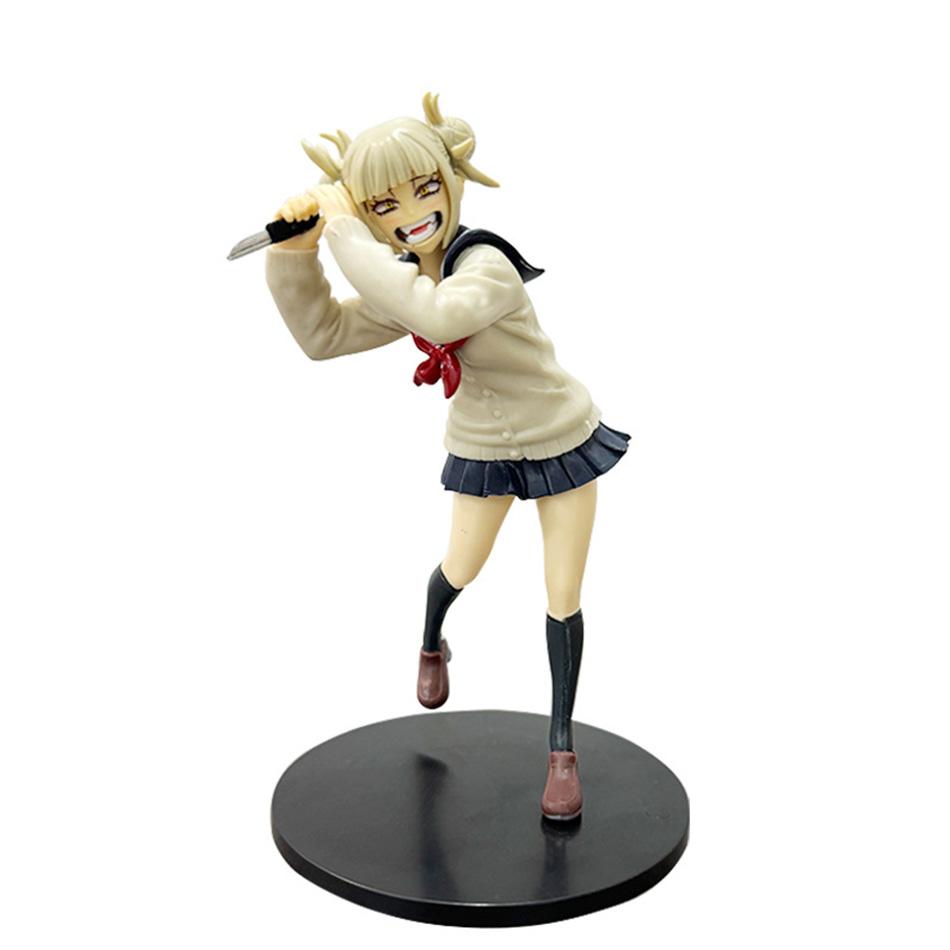 MHA My Hero Academ Anime Toga Himiko Figurine Standing Action Figure Collection Anime Toys PVC Model Boy Girl Fans Gift 18cm