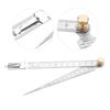 Stainless Steel Taper Gap Gauge High-Precision Welding Gauge Hole Inspection Tool Wedge-Shaped Depth Ruler