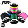 JOF Fishing Line Multicolor PE for Sea and Saltwater Fishing Lures 8 Strandd Braided PE 300M Zhejiang Customizable Fishing Ropes