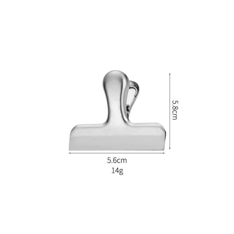 Stainless Steel T-Type Kitchen Food Sealing Clip - Moisture-Proof Freshness and Snack Bag Clip