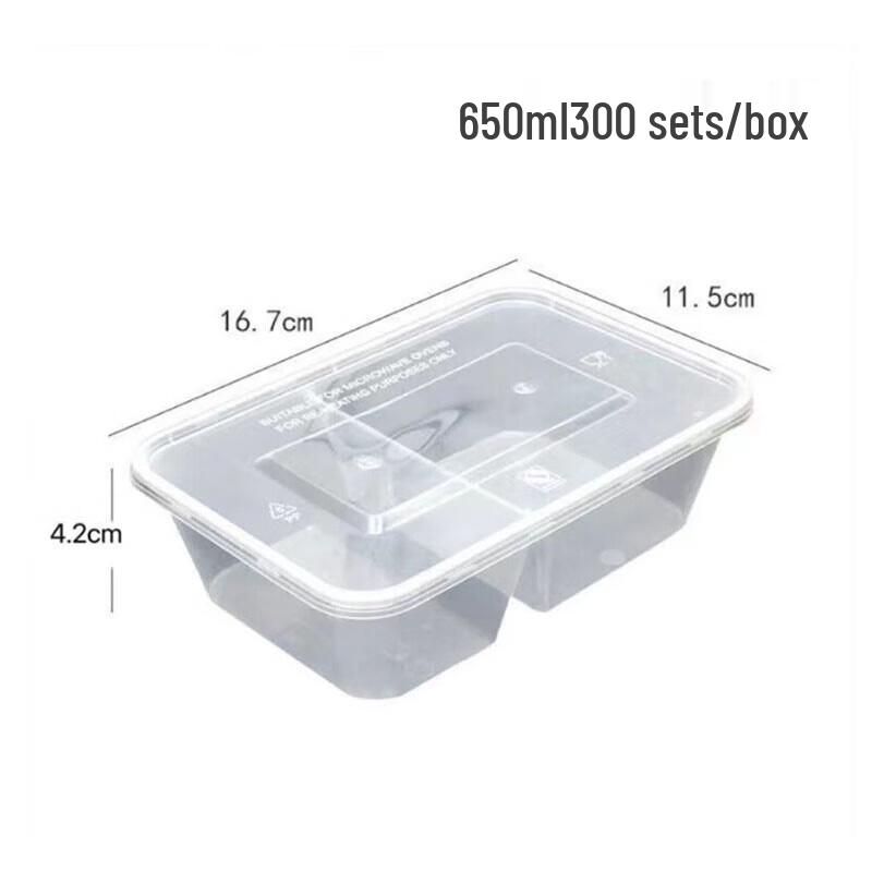 Einweg-Transparente Plastik-Lebensmittelbehälter mit Deckeln