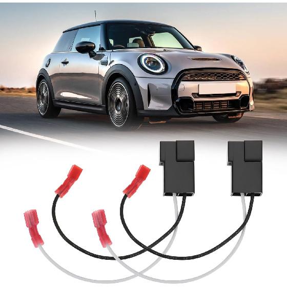 4pcs Car Speaker Lead Connectors Adaptor Compatible with Mini One Cooper R50 R52 R53