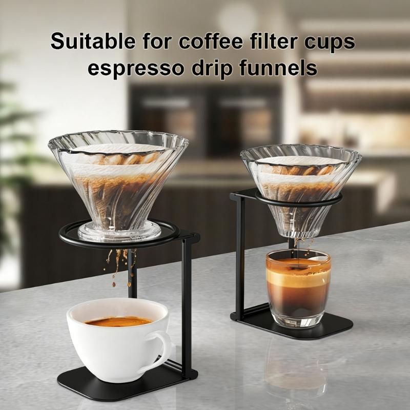 Foldable Coffee Drip Holder Pour Over Dripper Stand Aluminum Espresso Coffee Machine Support Stand Coffee Dripper Rack
