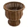 Eleganti Casali Rattan Sintetico Intrecciato Vasi Decorativi per Fiori Secchi E Artificiali Portafiori Decorazioni per Composizioni Floreali