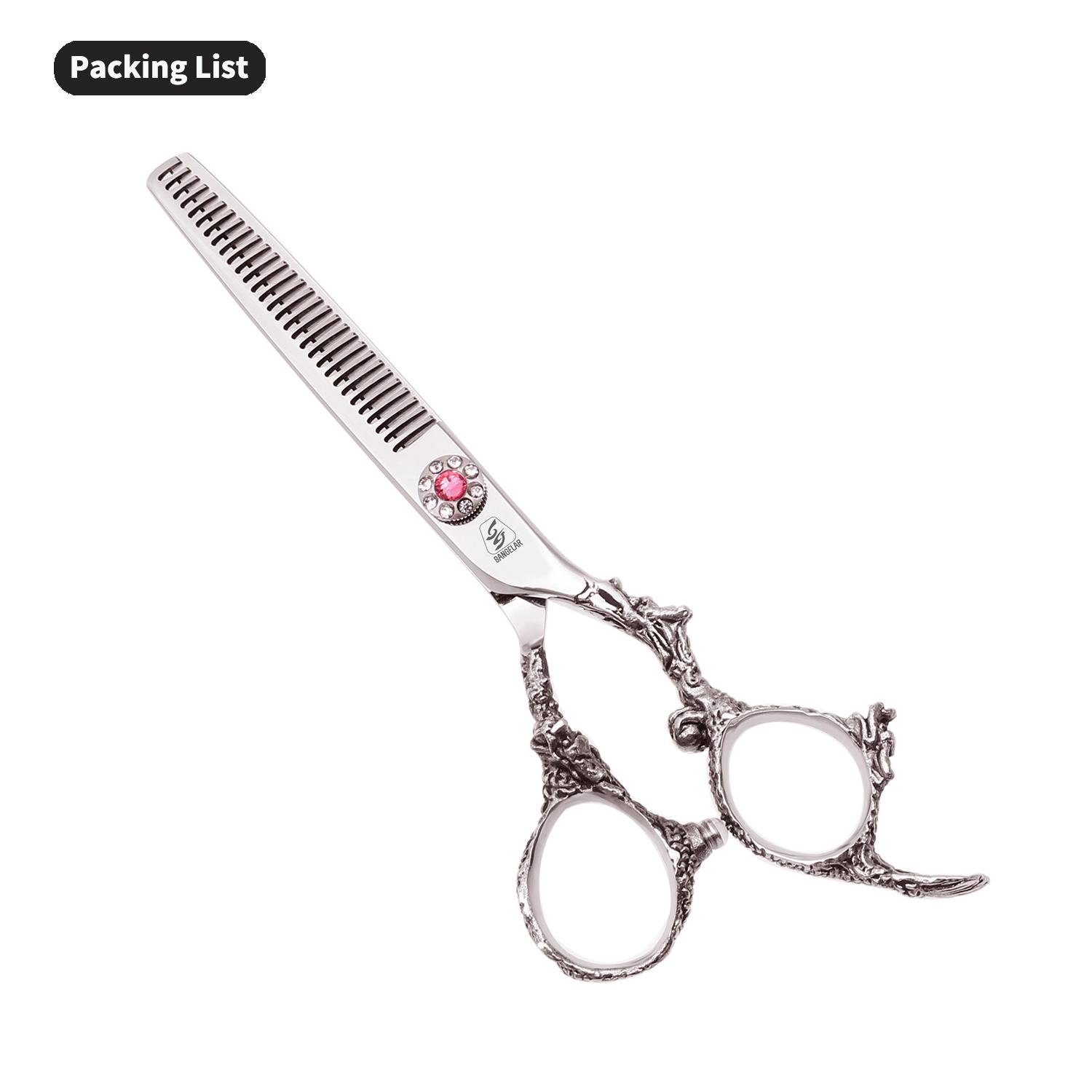 

Sangelar 6-дюймовые ножницы для волос, парикмахерский инструмент, многоцветные ножницы для резки, филировочные ножницы, набор парикмахерских ножниц, семейные ножницы для стрижки 6 Thinning Scissors серебряный