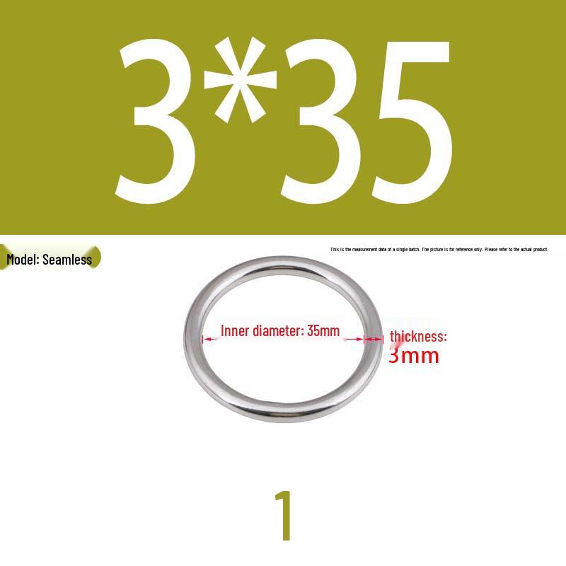 304 Stainless Steel Seamless O-Ring for Lifting and Hammock Yoga Connection