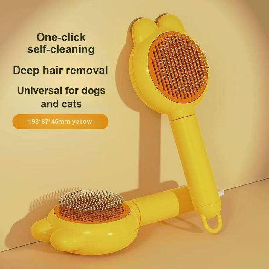 Rabbit Ear Comb Pet Grooming Brush for Cats and Dogs, Hair Removal Massage Tool Cat Licking Device Source Factory Agent Sales