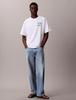 Kaelbinkeullainjin In The City Oversized Contrast Stitch Graphic Tee White 4Rf296G Yaf