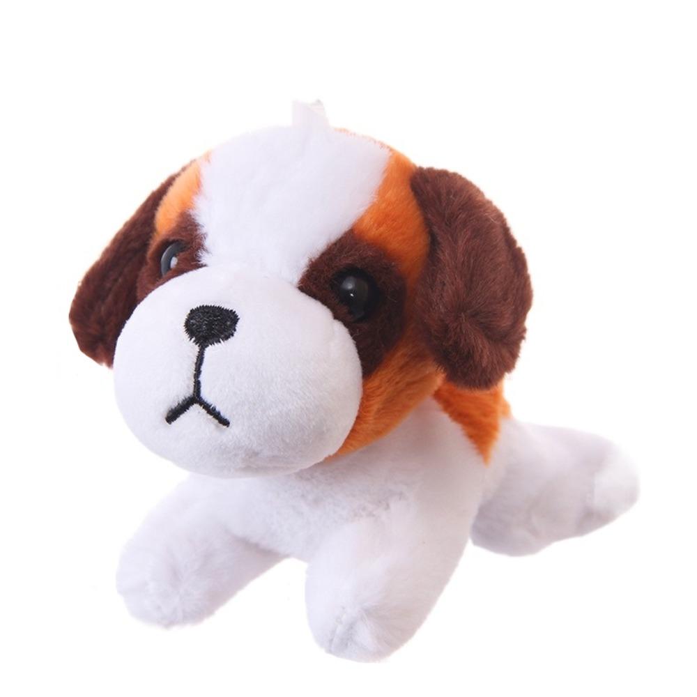Bag Charm Puppy Plush Keychain Decoration Dog Plush Doll Birthday Present Dog Pendant  Car Keyrings