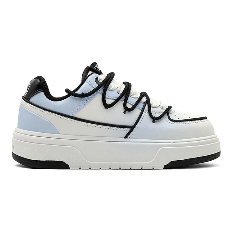 MLB Chunky Liner Romantic, Casual, Mismatched Repainted Low top Skateboard Shoes Unisex Blue Pink 3ASXCA12N-50WHS(TeamS-)