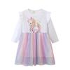2026 Spring/Autumn Girls' Mesh Style Dresses - European & American Fashion for Babies and Young Girls