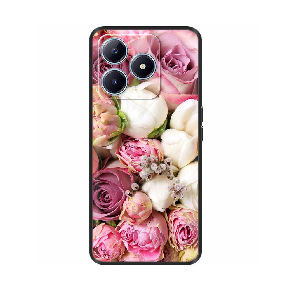 For Realme C63 Case Animals Soft Silicone TPU Phone Cases Back Cover For OPPO Realme C63 C61 C 63 Shockproof Protective Fundas