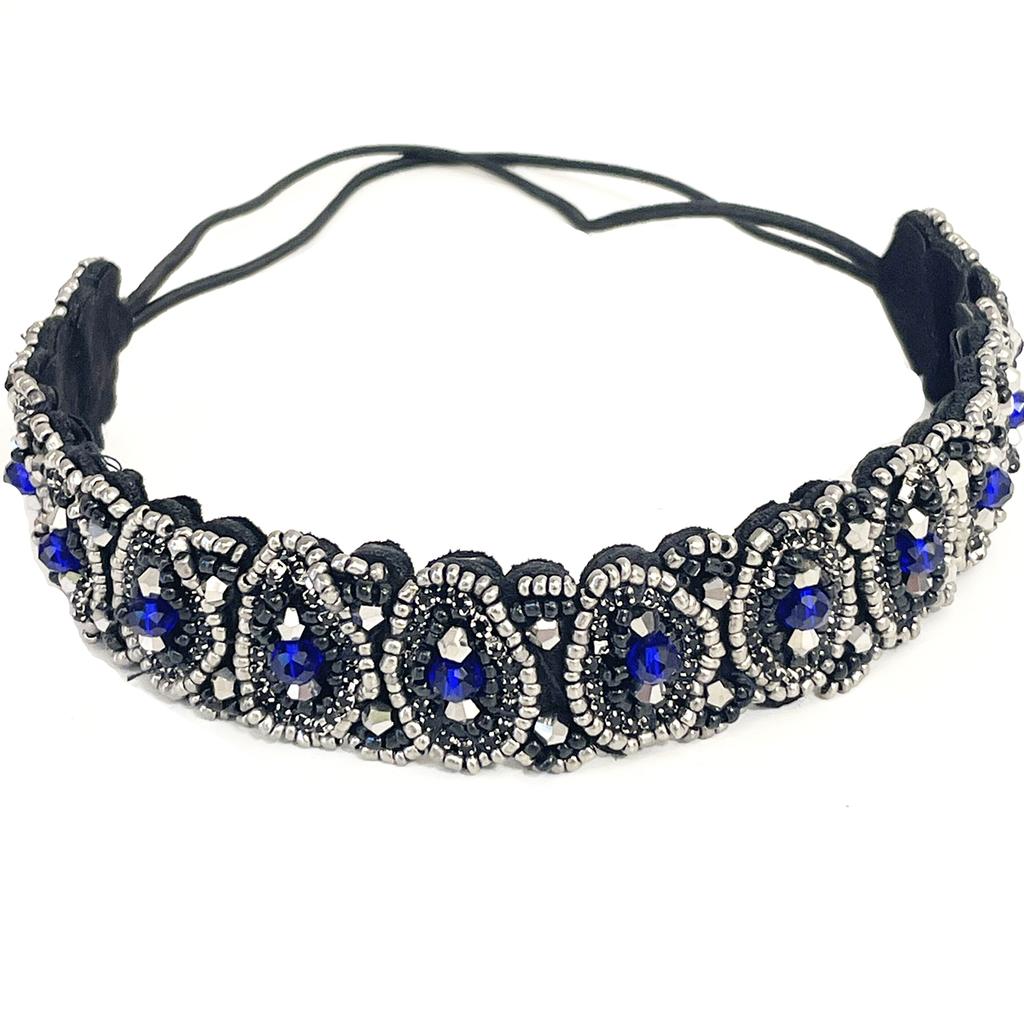Ethnic Vintage Bohemian  BeadsElastic Headband  Hair Band Hair Accesories